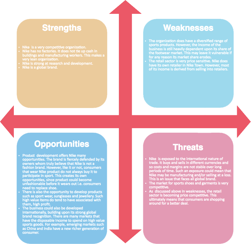 SWOT 分析示例 3