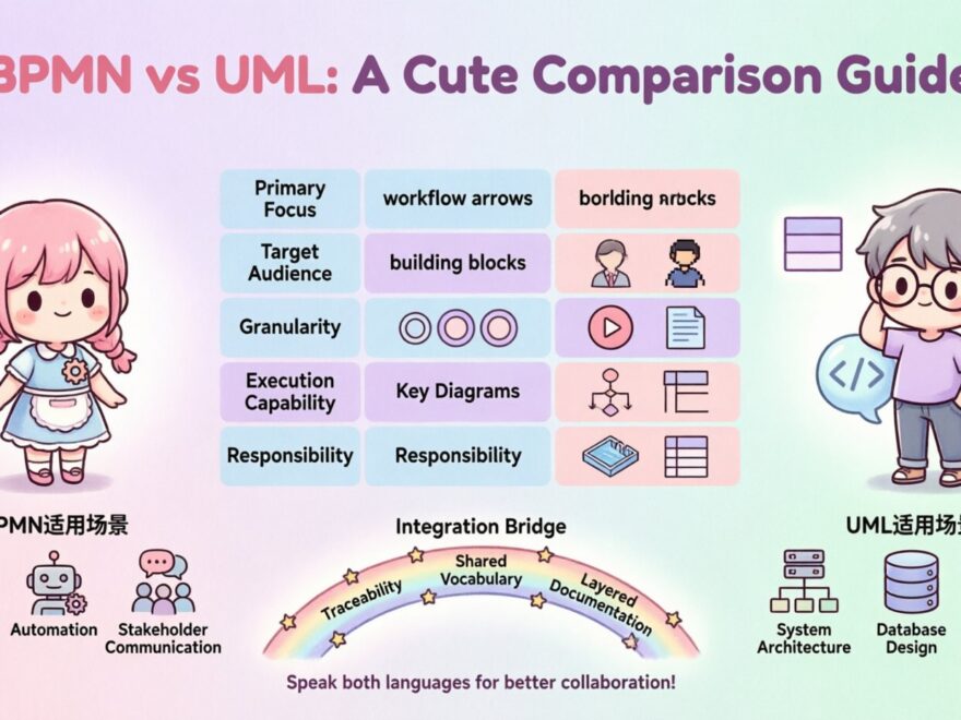 业务流程模型与符号 vs. UML：分析师和开发人员的实用比较