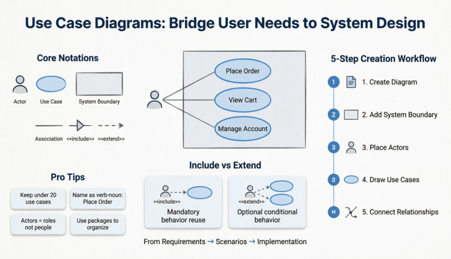 使用 Visual Paradigm 掌握 UML 用例图