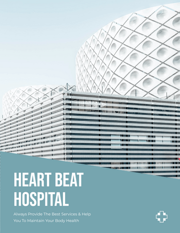 Broschürenvorlage: Krankenhausbroschüre (Erstellt von InfoARTs Marker)
