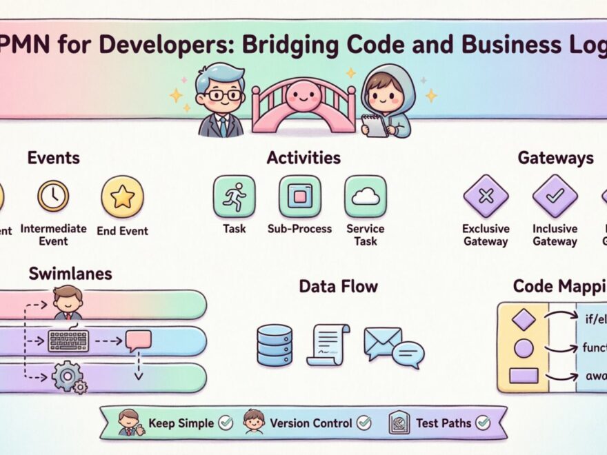 Business Process Model and Notation für Entwickler: Brückenbau zwischen Code und Geschäftslogik
