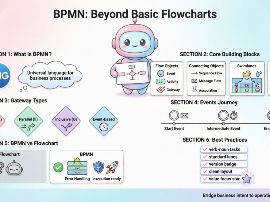Business Process Model and Notation: Eine definitive Übersicht für Teams, die über einfache Ablaufdiagramme hinausgehen