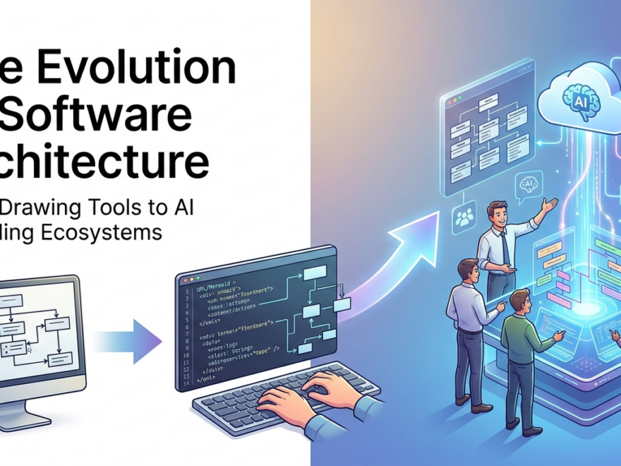 Die Evolution der Softwarearchitektur: Von Zeichenwerkzeugen zu KI-gestützten Modellierungsekosystemen