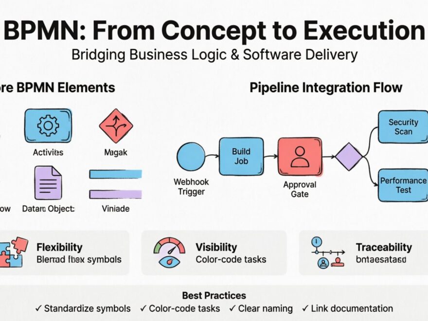 Modelo y notación de procesos de negocio: Desde el concepto hasta la ejecución en las modernas líneas de entrega de software