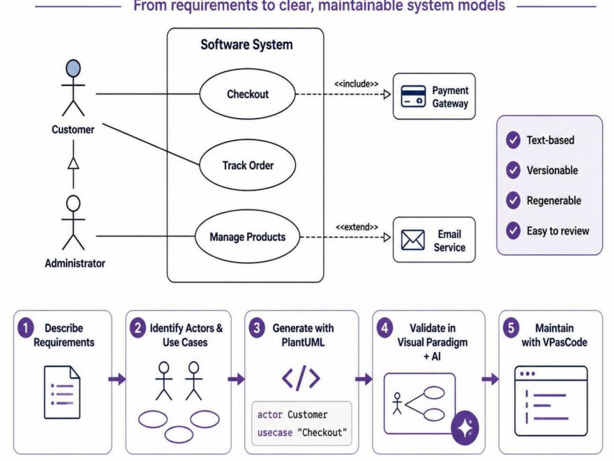 Guía de Diagramas de Casos de Uso de PlantUML