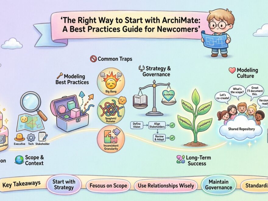 La bonne manière de commencer avec ArchiMate : un guide des meilleures pratiques pour les nouveaux venus