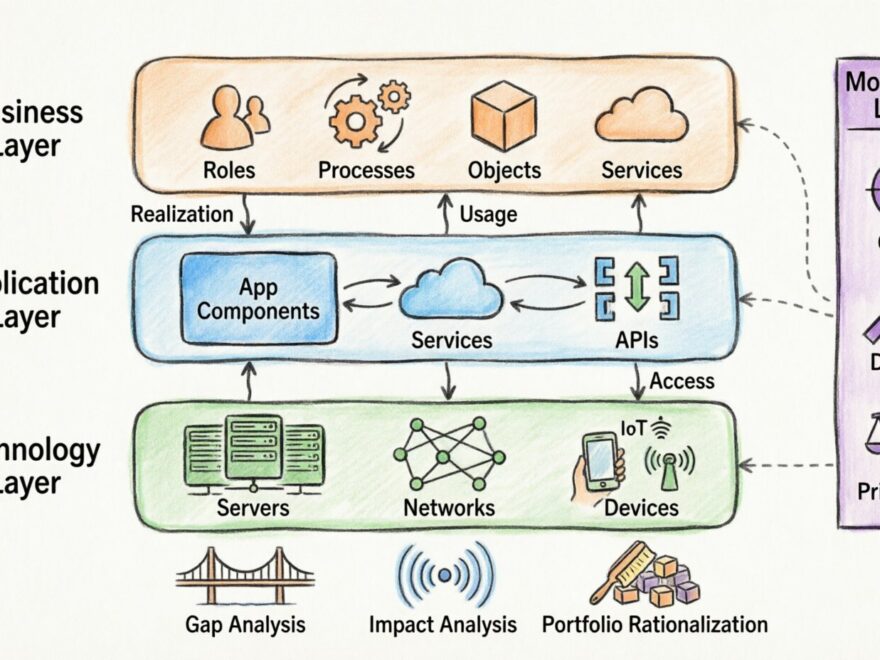 ArchiMate pour les architectes de solutions : relier métier et technologie avec clarté