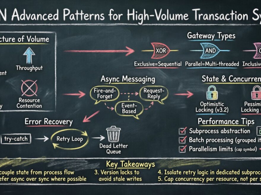 Deep Drive sur le modèle et la notation des processus métiers : modèles avancés pour les systèmes de transactions à haut volume