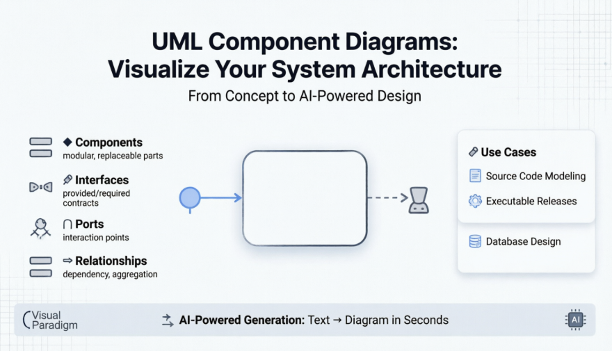 Maîtriser les diagrammes de composants UML avec une assistance par IA