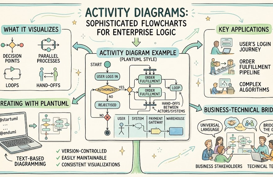Menguari Diagram Aktivitas UML dengan PlantUML (Pendekatan Diagram sebagai Kode): Panduan Komprehensif