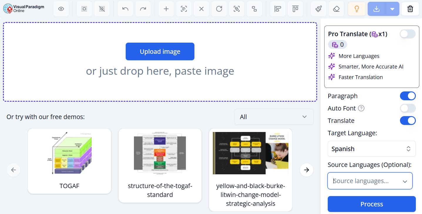 How to translate image online with AI