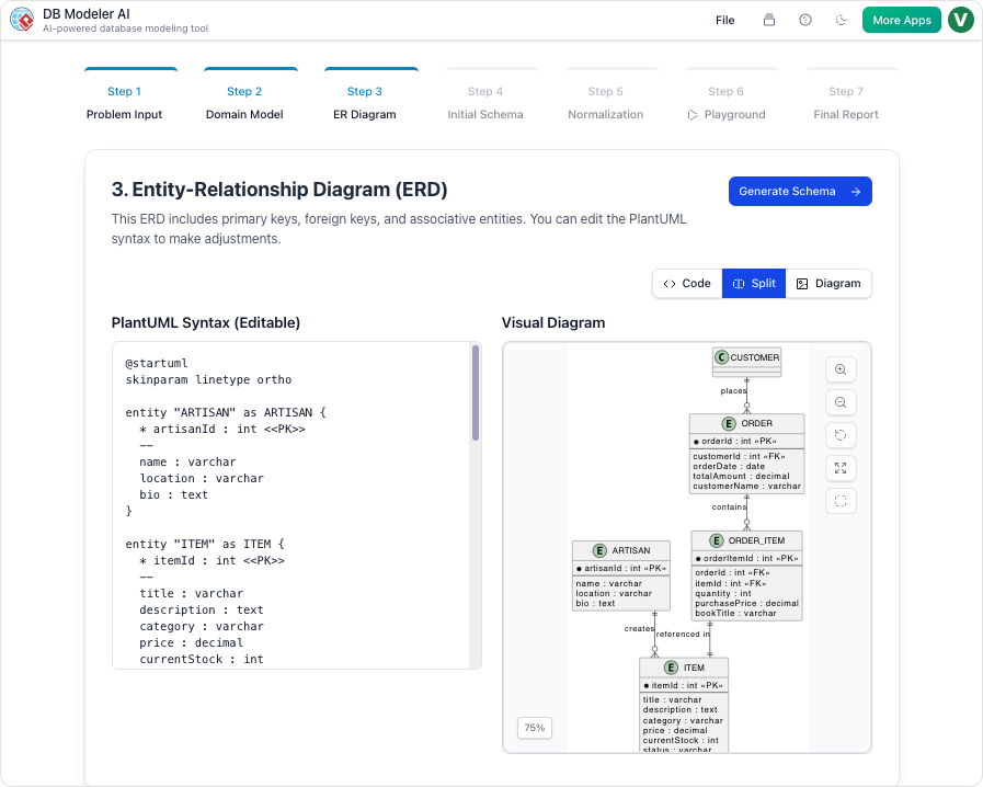 DB Modeler AI | AI-Powered Database Design Tool