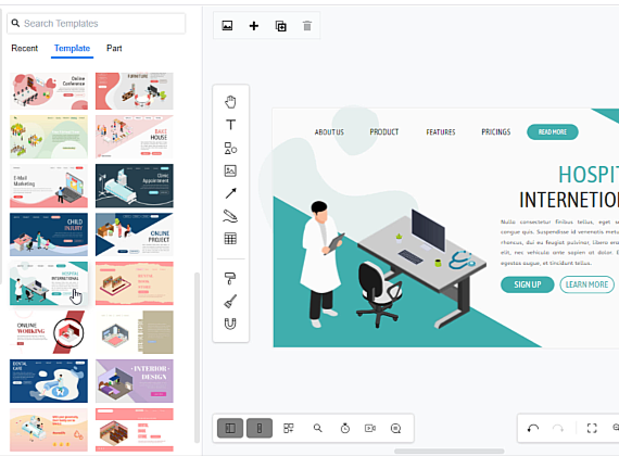 Design professional isometric illustration