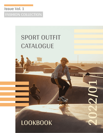 小冊子テンプレート：スケーターファッション小冊子（InfoARTのマーカーで作成）