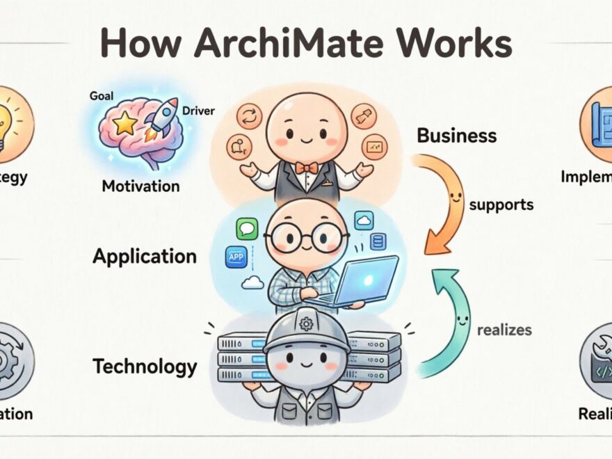 ArchiMateの仕組み：新規アーキテクト向けの明確なコンポーネント分解