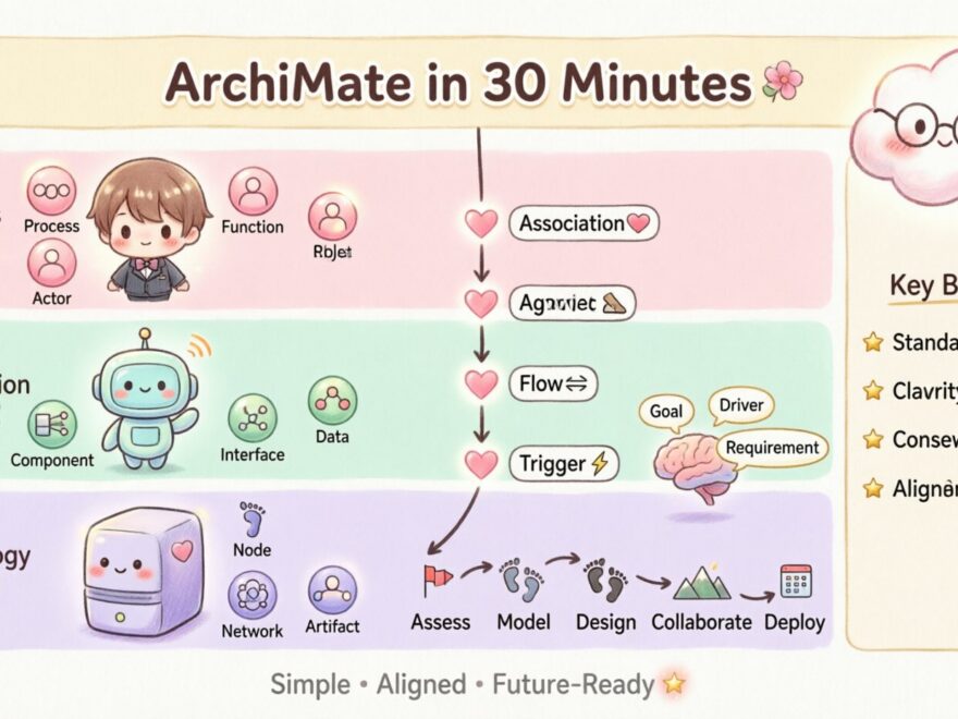 ArchiMate 30分で学ぶ：忙しいアーキテクトのための高速入門