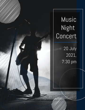 Booklet template: Music Night Concert Booklet (Created by InfoART's marker)