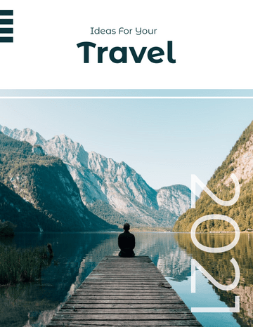 Booklet template: Travelling Guide Booklet (Created by InfoART's marker)