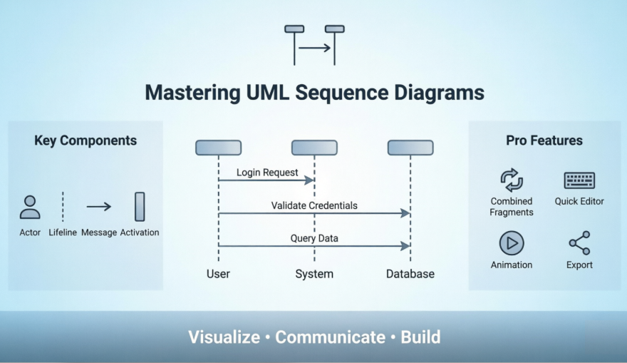 Opanowanie diagramów sekwencji UML: Praktyczny przewodnik po wizualizacji interakcji systemu za pomocą Visual Paradigm