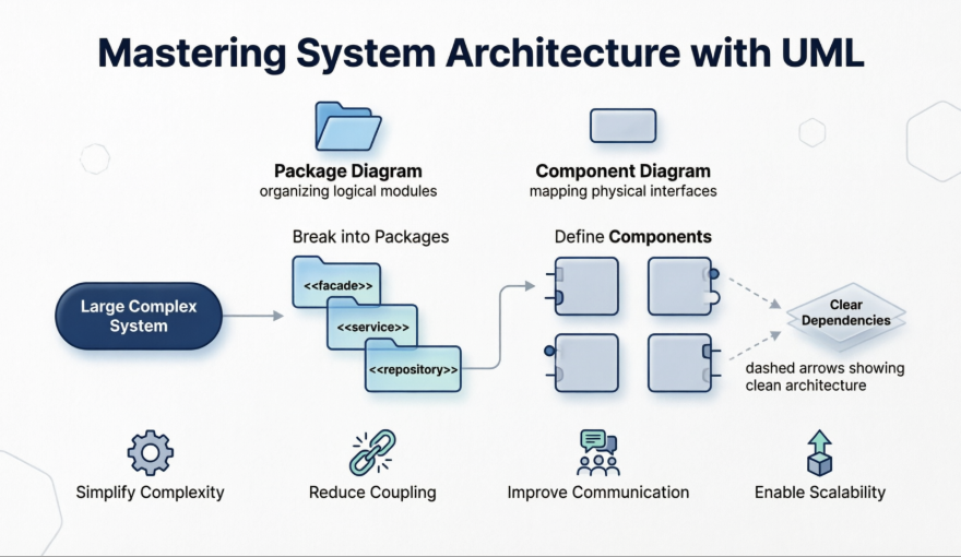 Praktyczny przewodnik po diagramach pakietów i komponentów w Visual Paradigm