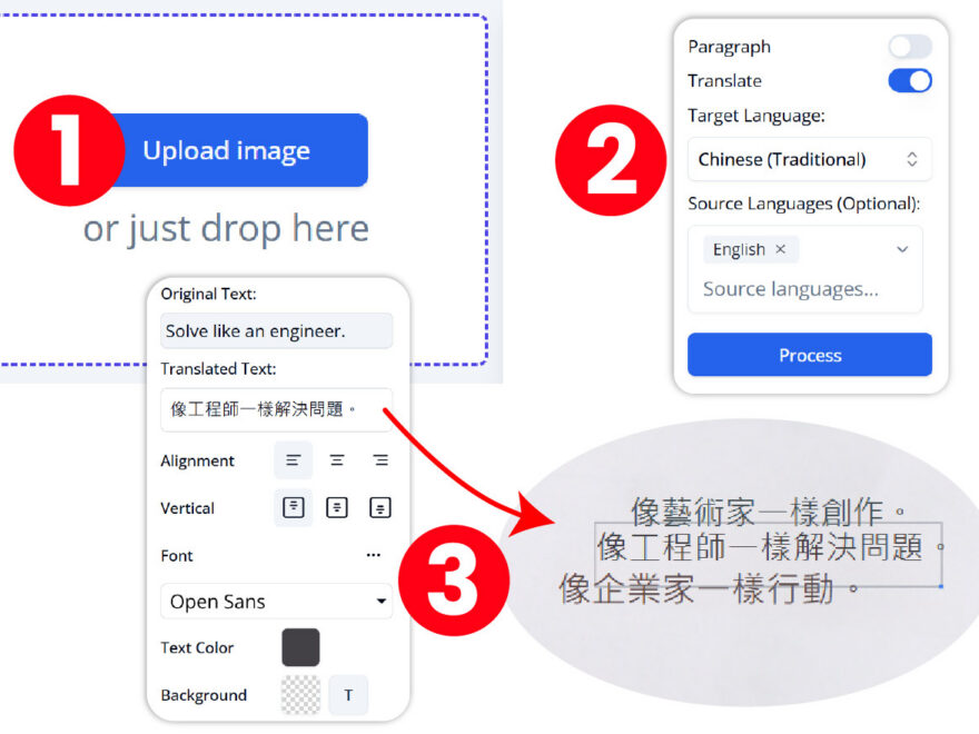 Perdido na Tradução? Não Mais! Conheça o Tradutor de Imagens com IA do Visual Paradigm Online