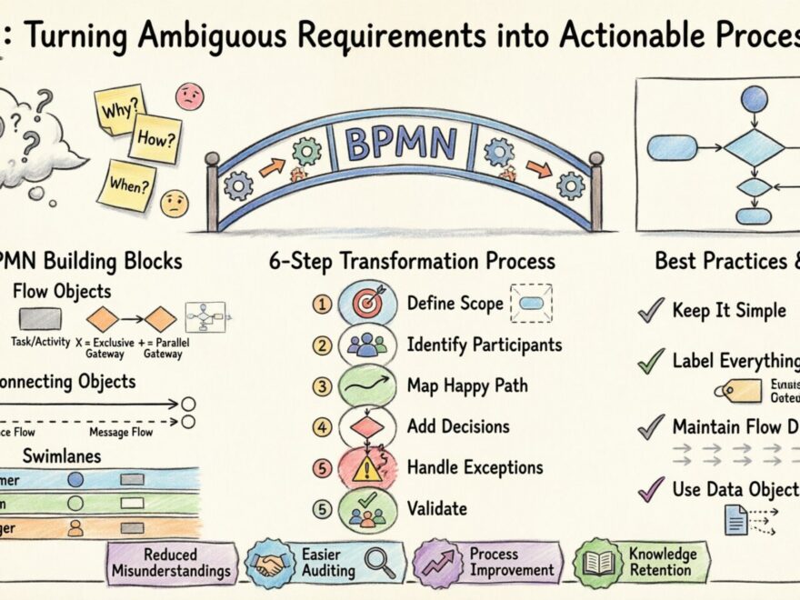 Modelo e Notação de Processo de Negócio: Transformando Requisitos Ambíguos em Mapas de Processos Açãoáveis