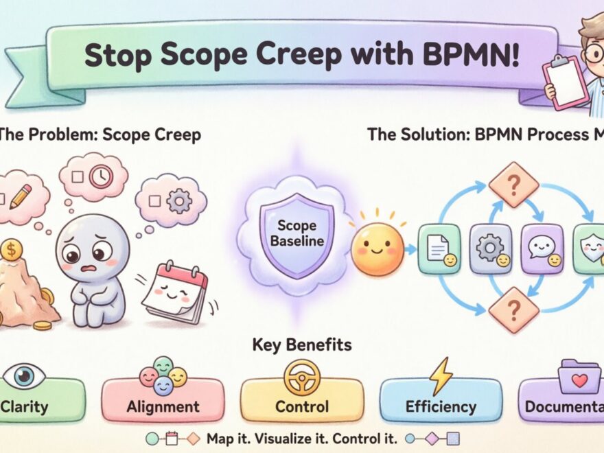 Como os Gerentes de Projetos Podem Usar o Modelo e Notação de Processos de Negócio para Reduzir o Escopo de Creep