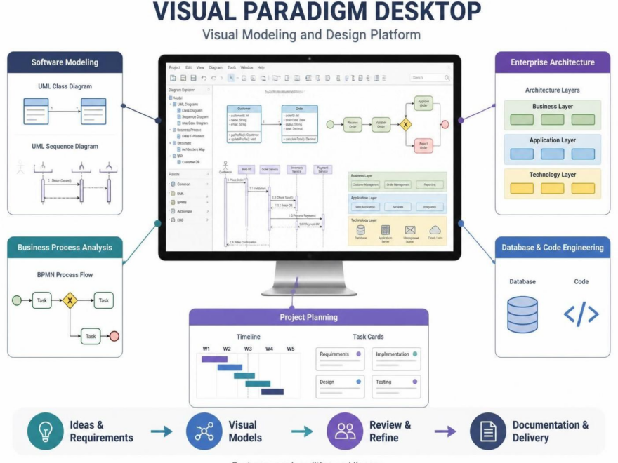 Plataforma Visual Paradigm Desktop: Um Guia Prático