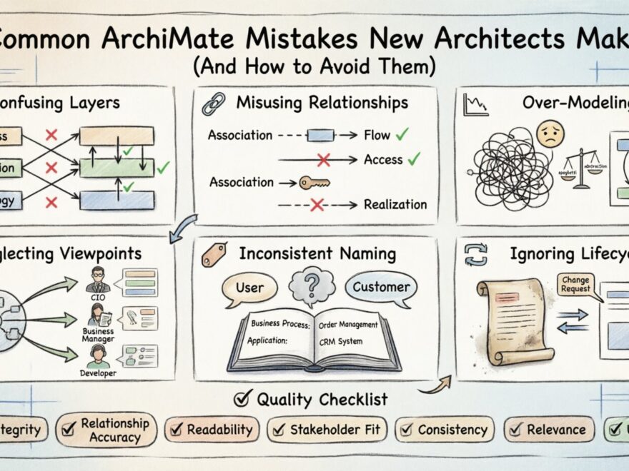 新手架構師常犯的常見ArchiMate錯誤（以及如何避免）