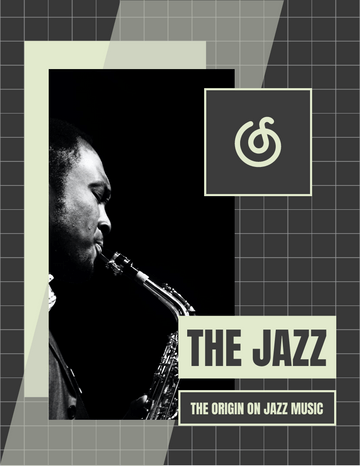 Booklet template: The Jazz Age Booklet (Created by InfoART's marker)