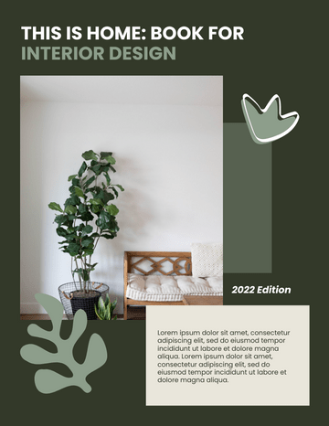Booklet template: Book For Interior Design Booklet (Created by InfoART's marker)