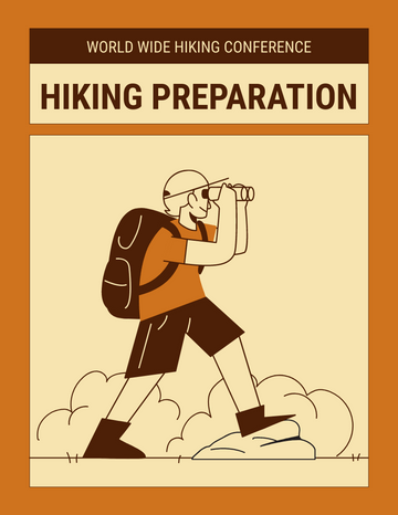 Booklet template: Hiking Preparation Booklet (Created by InfoART's marker)