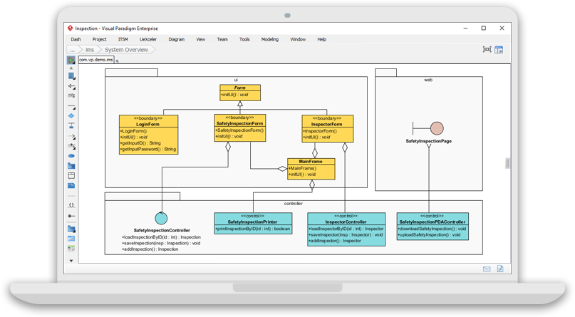 Visual Paradigm screen