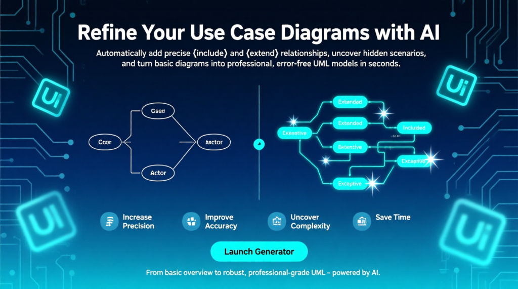 🔍 Tutorial: How to Use Visual Paradigm’s AI Use Case Diagram Refinement ...