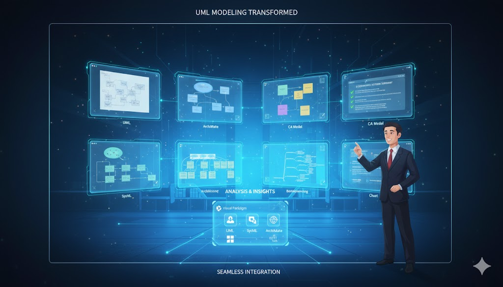 UML Modeling Tutorial: Key Concepts, Traditional Challenges, and AI-Powered Streamlining with Visual Paradigm