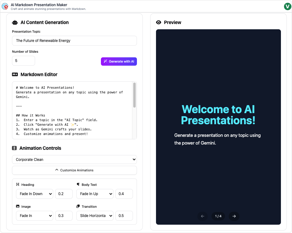 How to Create Stunning Animated Presentations with Visual Paradigm’s AI Markdown Presentation Maker How to Create Stunning Animated Presentations with Visual Paradigm’s AI Markdown Presentation Maker