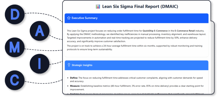 Lean Six Sigma DMAIC Framework