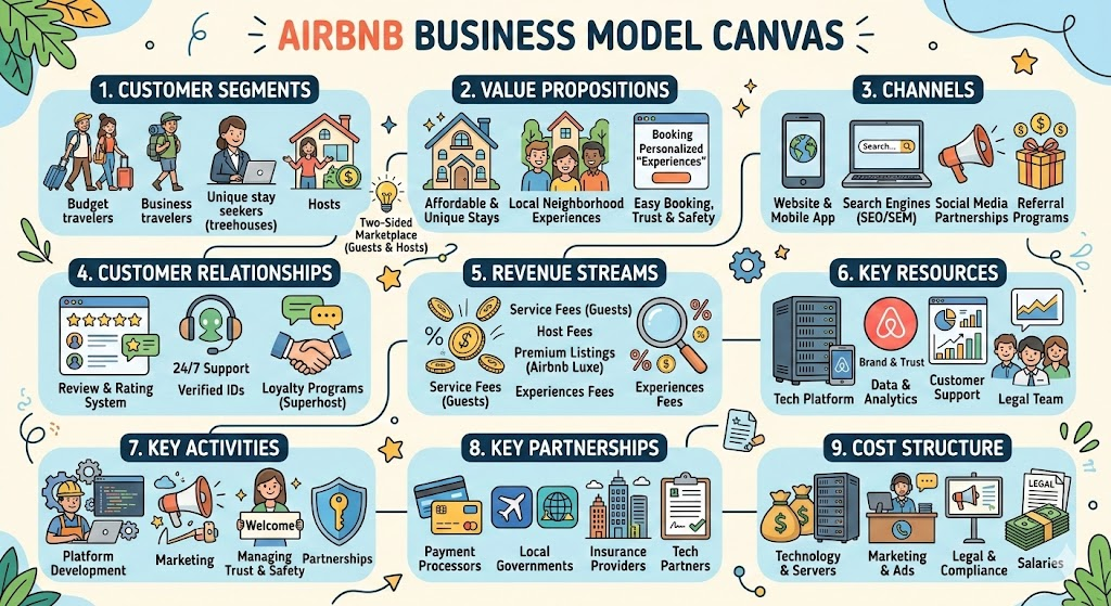 From Zero to Unicorn: How Airbnb Disrupted Hospitality Using the Business Model Canvas – A Beginner’s Step-by-Step Tutorial