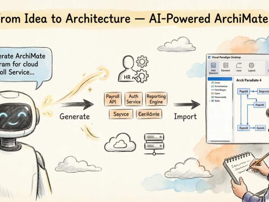 Tutorial: Generating and Importing ArchiMate 4 Diagrams with Visual Paradigm’s AI Chatbot – A User Experience Review
