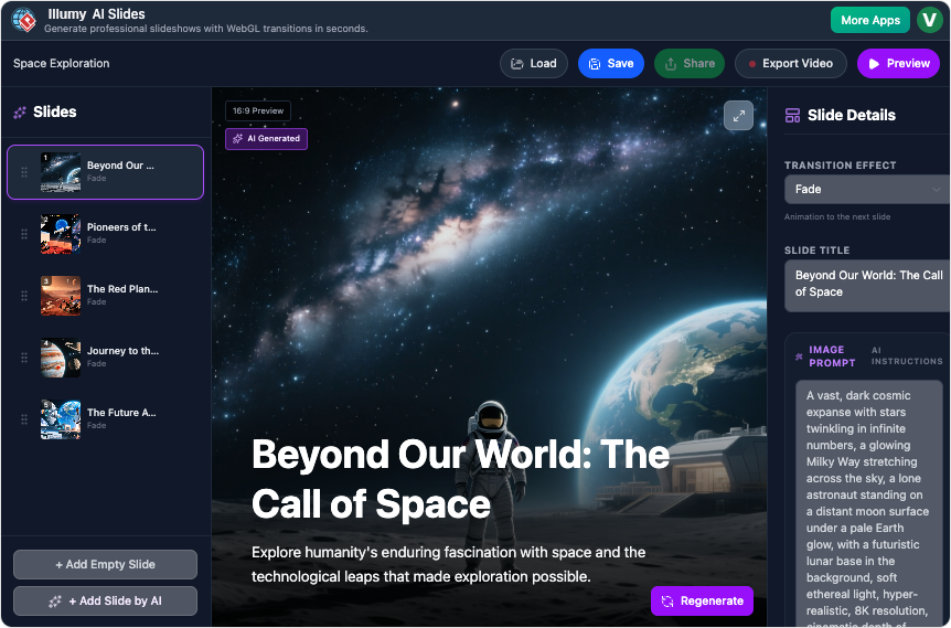Illumy AI Slide Maker