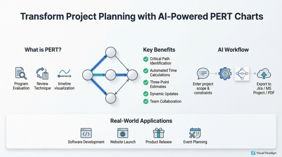 From Chaos to Clarity: My Hands-On Review of Visual Paradigm’s AI-Powered PERT Chart Workflow