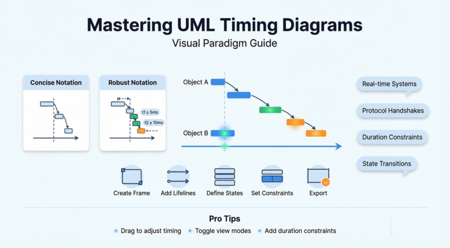 Mastering UML Timing Diagrams: A Practical Review of Visual Paradigm’s Approach to Real-Time System Modeling