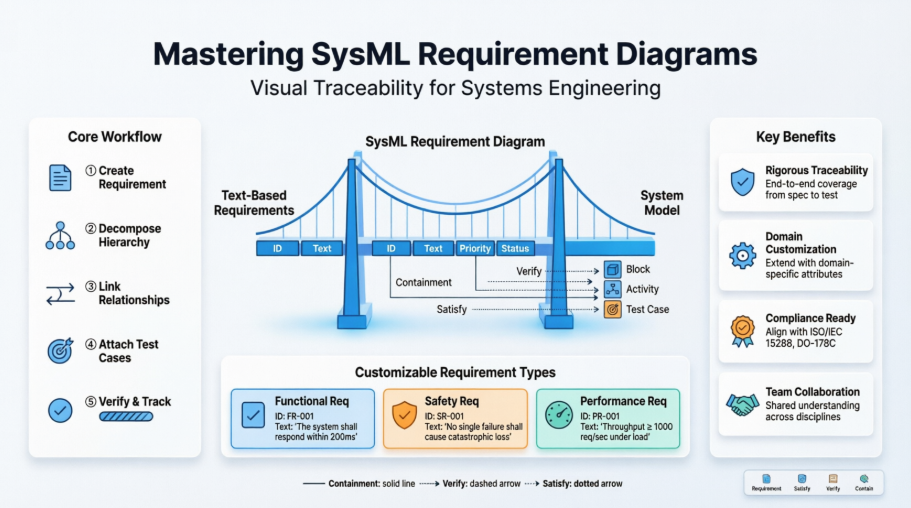 Mastering SysML Requirement Diagrams: A Practitioner’s Guide to Streamlined Requirements Management