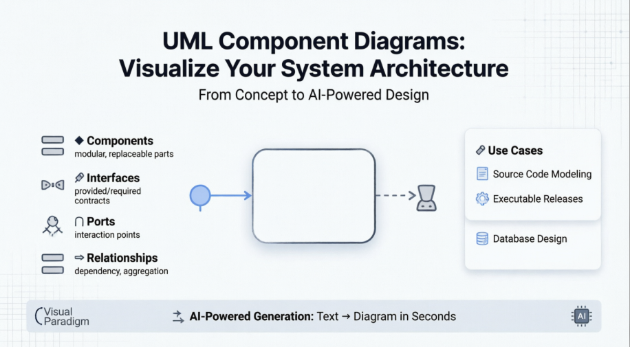 Mastering UML Component Diagrams with AI Assistance