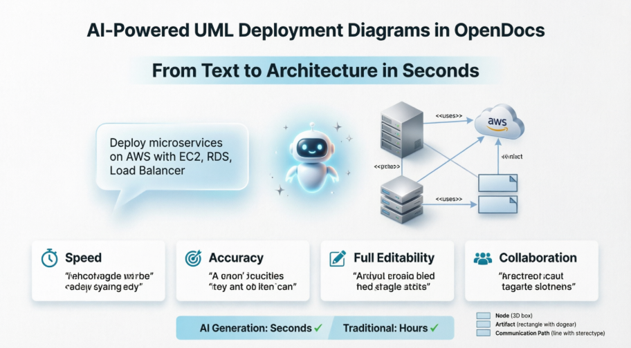 Hands-On Review of Visual Paradigm’s AI-Powered Deployment Diagram Generator in OpenDocs