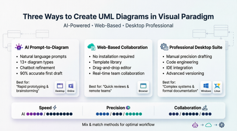 Hands-On Review of Visual Paradigm’s UML Creation Methods