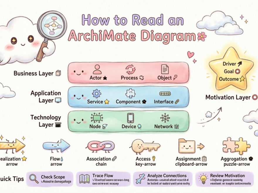 How to Read an ArchiMate Diagram: A Beginner’s Visual Guide