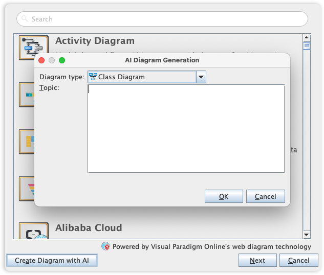 AI-Powered UML Diagram Generation