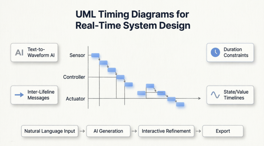 Mastering Real-Time System Design: A Comprehensive Case Study on UML Timing Diagrams with AI-Powered Modeling in Visual Paradigm Mastering Real-Time System Design: A Comprehensive Case Study on UML Timing Diagrams with AI-Powered Modeling in Visual Paradigm