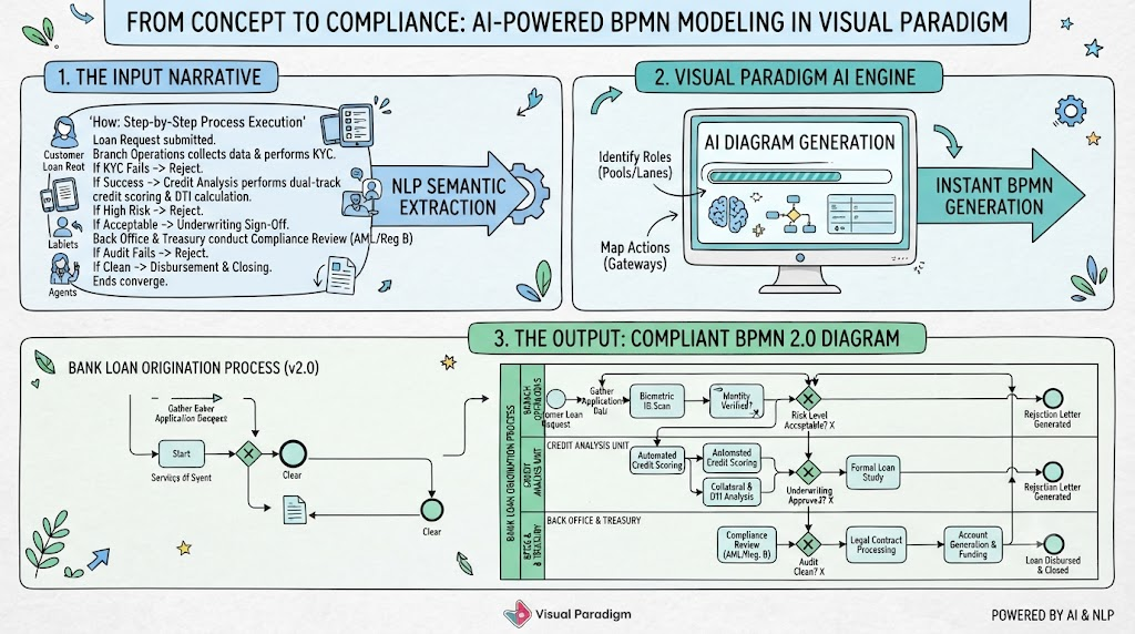 From Whiteboard to Workflow: A PM’s Guide to AI-Powered BPMN Modeling with Visual Paradigm